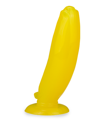 Banana girthy suction cup butt plug