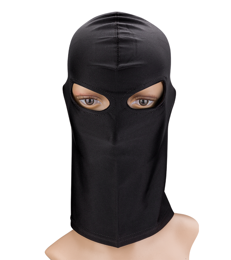 BDSM hood with eye openings
