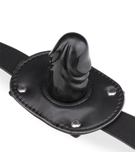 Load image into Gallery viewer, BDSM hood with mask and 2.25-inch ball gag
