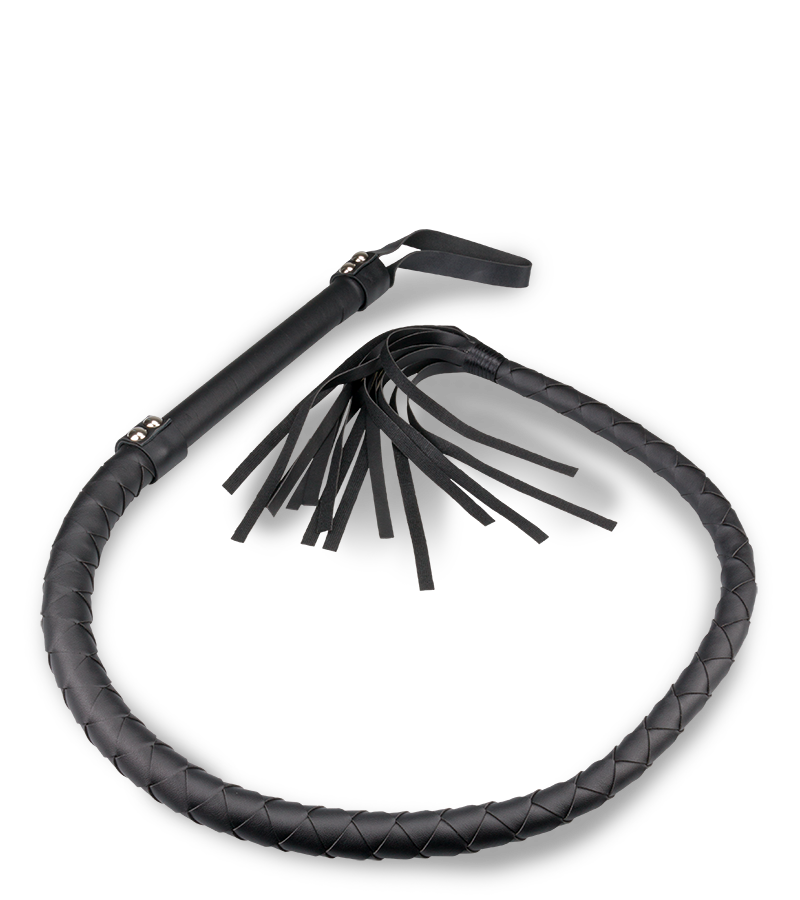 BDSM imitation leather whip 49.25 inches