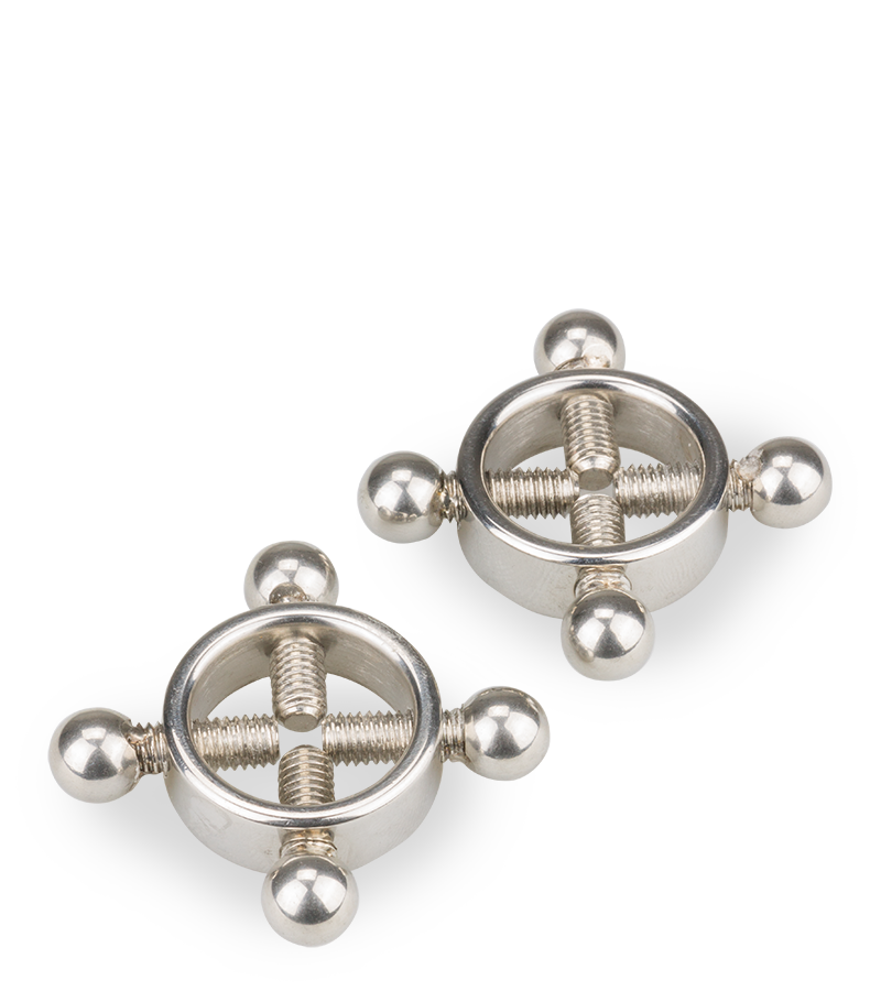 BDSM nipple clamps with screws