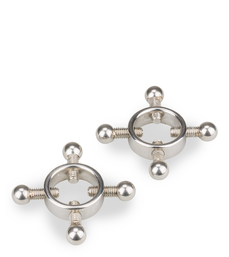 BDSM nipple clamps with screws