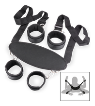 Load image into Gallery viewer, BDSM restraints with wrist and ankle ties