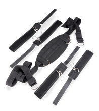 Load image into Gallery viewer, BDSM restraints with wrist and ankle ties