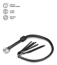 Load image into Gallery viewer, BDSM whip 41.25 inches