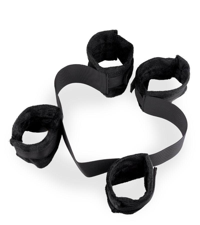 BDSM wrist and ankle restraints
