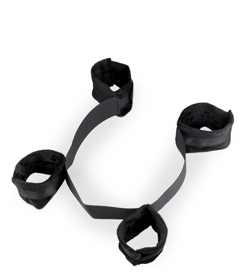 BDSM wrist and ankle restraints