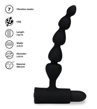 Load image into Gallery viewer, Bead 5-bead vibrating anal plug
