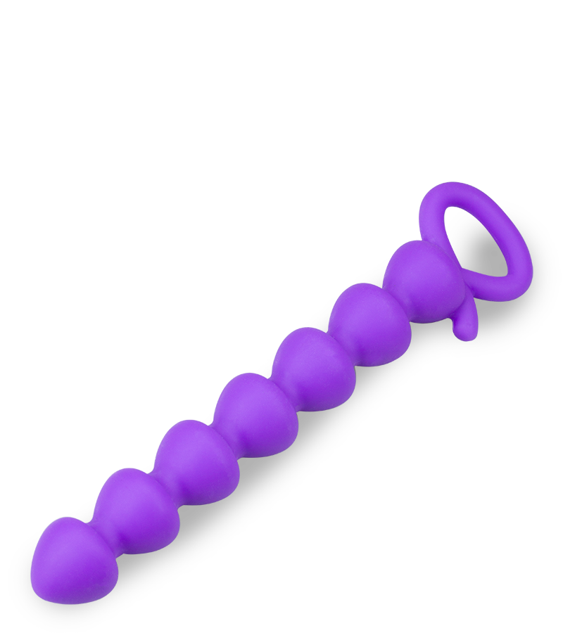 Beaded anal tickler
