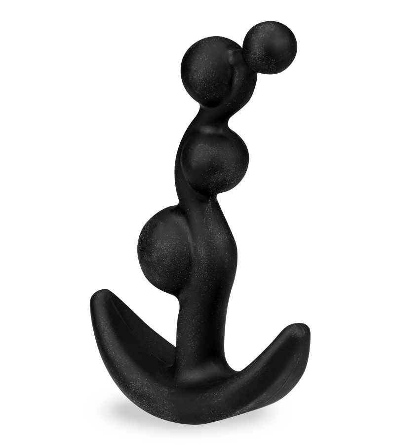 Beaded anchor anal plug - 4 beads