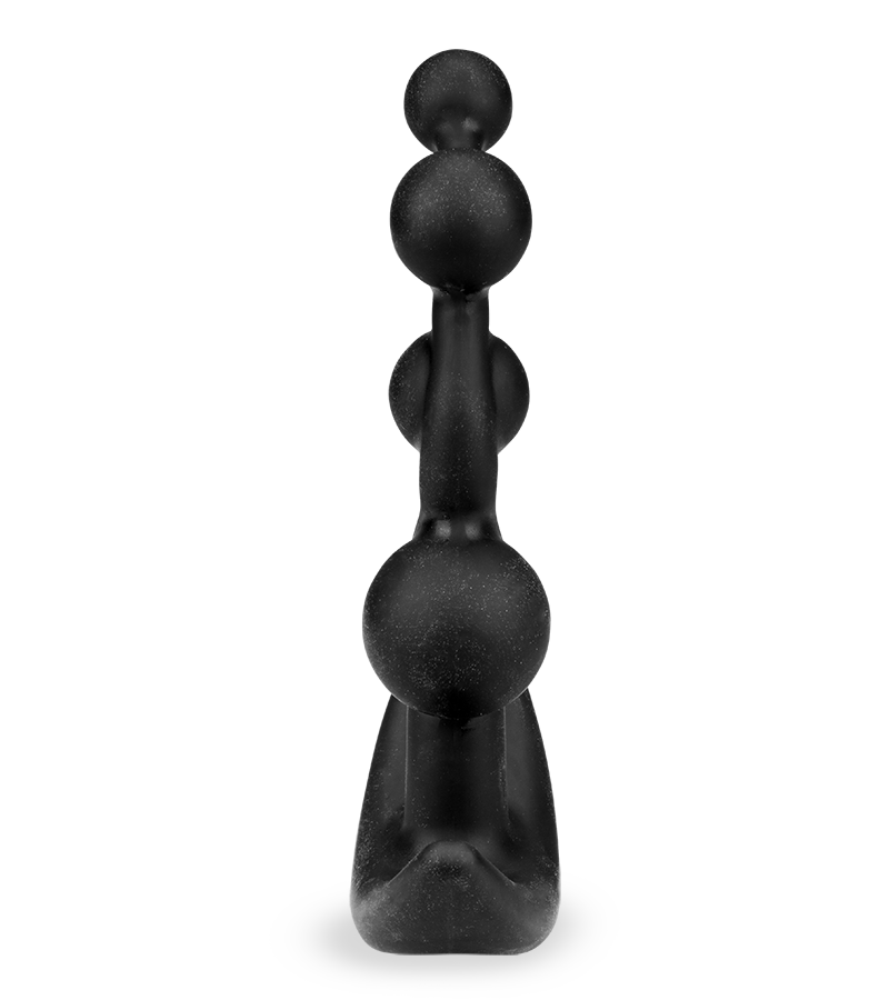 Beaded anchor anal plug - 4 beads