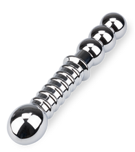 Load image into Gallery viewer, Beaded dildo anal plug 7.50 inches