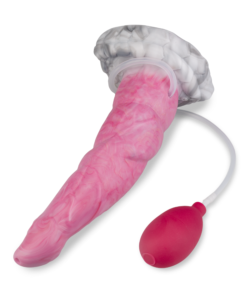 Behimos ejaculating alien dildo