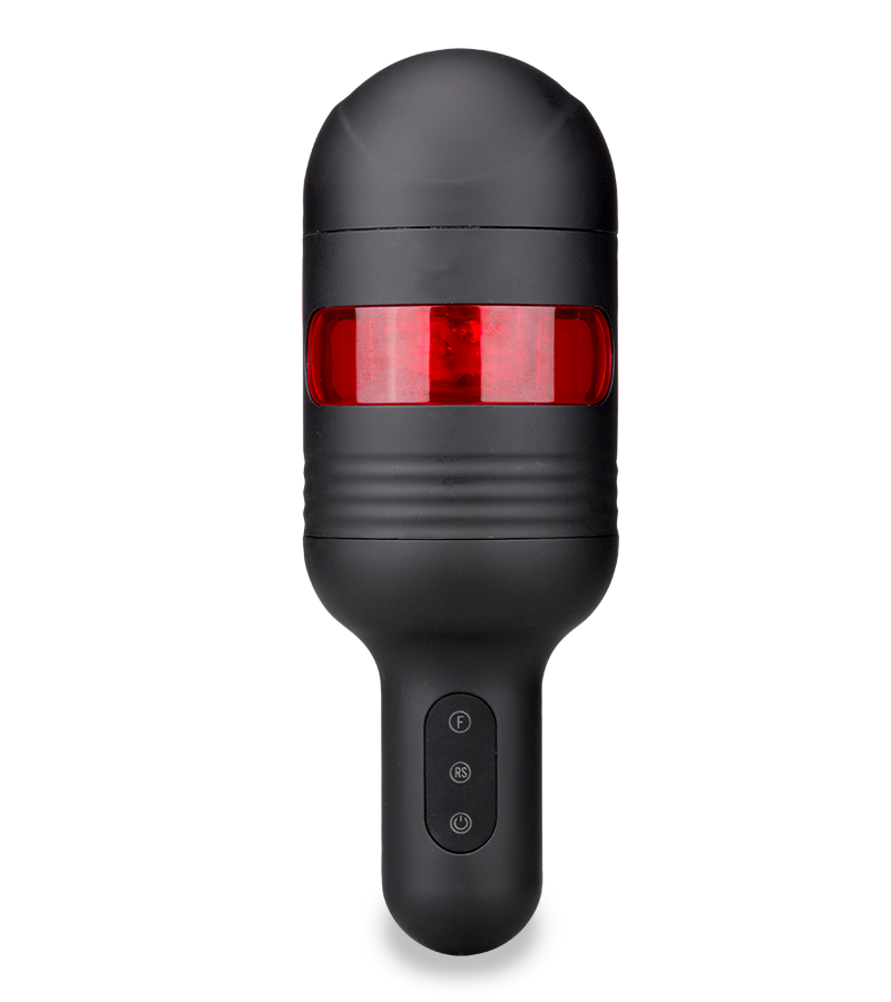 Bell rotating and thrusting masturbator