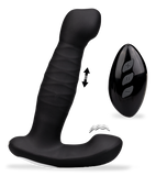 Bellows vibrating perineum and prostate massager