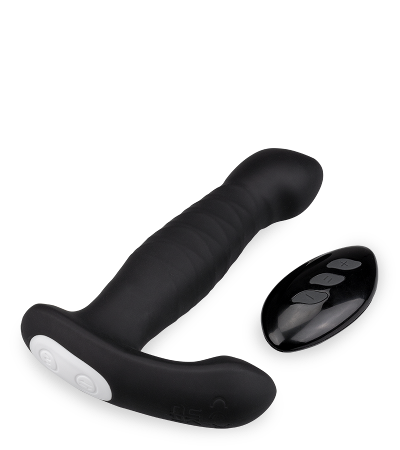 Bellows vibrating perineum and prostate massager