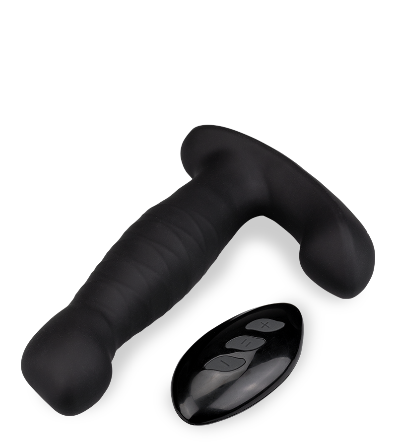 Bellows vibrating perineum and prostate massager