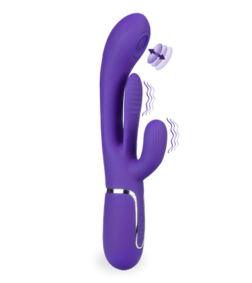 Benefit rabbit vibrator with 3 stimulating arms