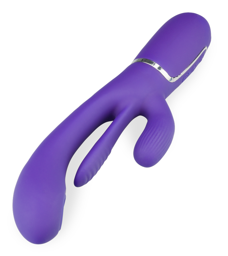 Benefit rabbit vibrator with 3 stimulating arms