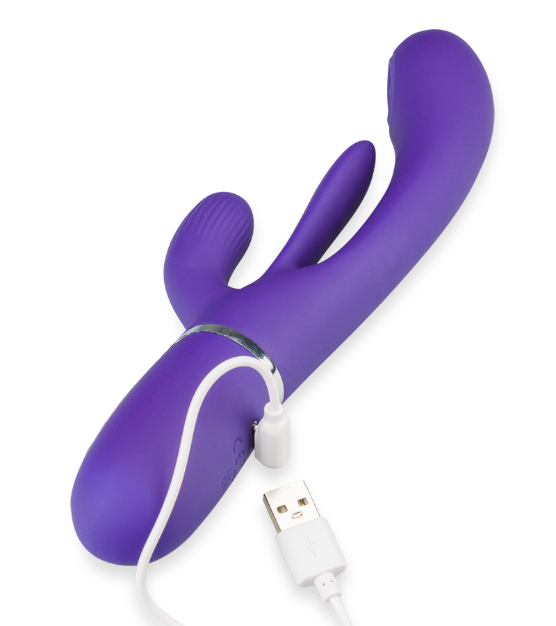Benefit rabbit vibrator with 3 stimulating arms