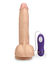Load image into Gallery viewer, Big and thick vibrating suction-cup dildo 10 modes
