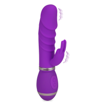 Load image into Gallery viewer, Big Head USB silicone rabbit vibrator