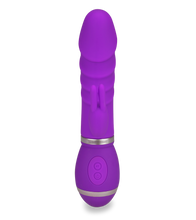 Load image into Gallery viewer, Big Head USB silicone rabbit vibrator