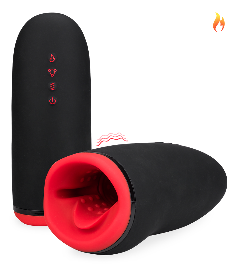 Billy heated massaging and vibrating masturbator