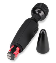 Load image into Gallery viewer, Black Fantasy Wand vibrator 2 heads