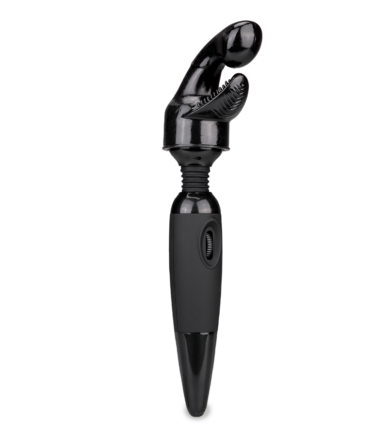 Black Fantasy Wand vibrator 2 heads