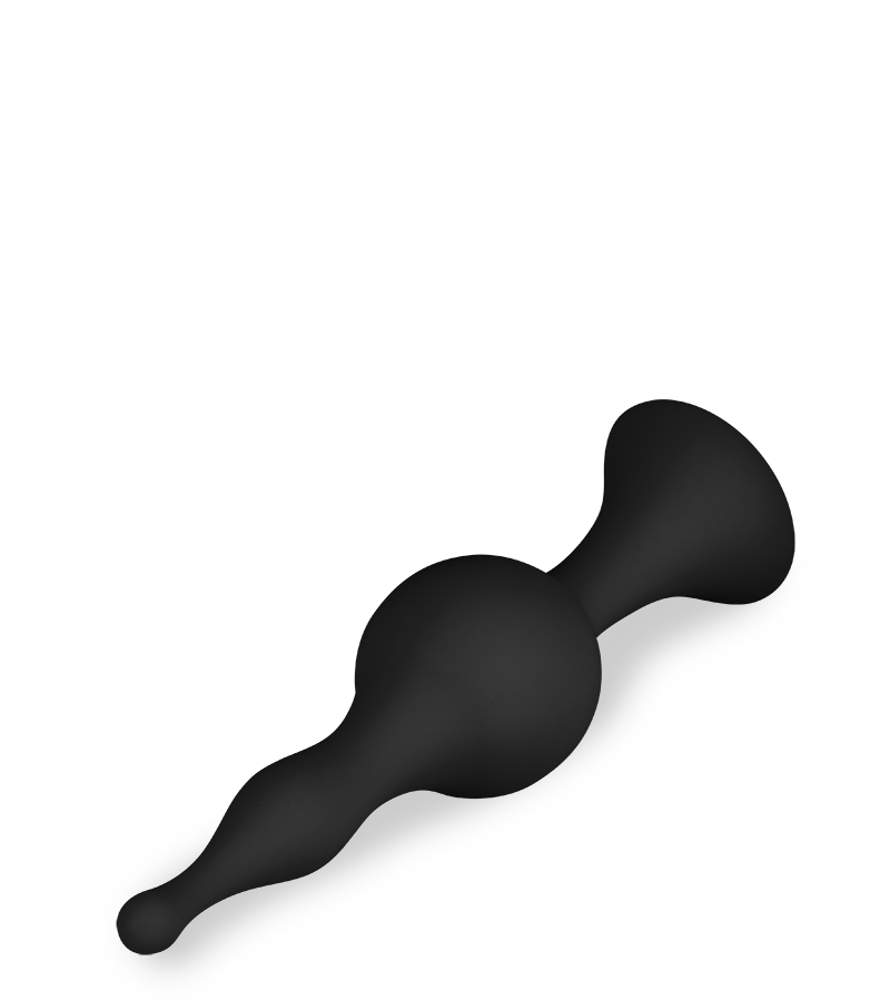 Blob suction-cup anal plug