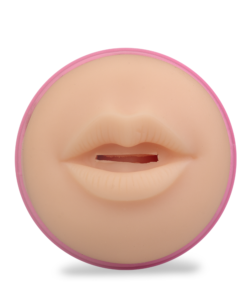 Blow job attachment for sex machine