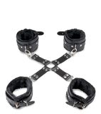 Bondage cross tie restraints