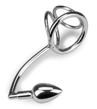 Load image into Gallery viewer, Bondy anal hook with triple cock ring