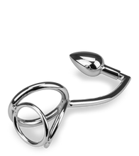 Load image into Gallery viewer, Bondy anal hook with triple cock ring