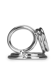 Load image into Gallery viewer, Bondy quadruple stainless steel cock ring