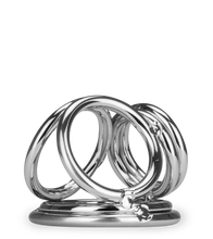 Load image into Gallery viewer, Bondy quadruple stainless steel cock ring
