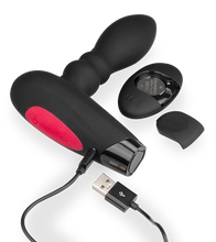 Load image into Gallery viewer, Boom! inflatable vibrating butt plug