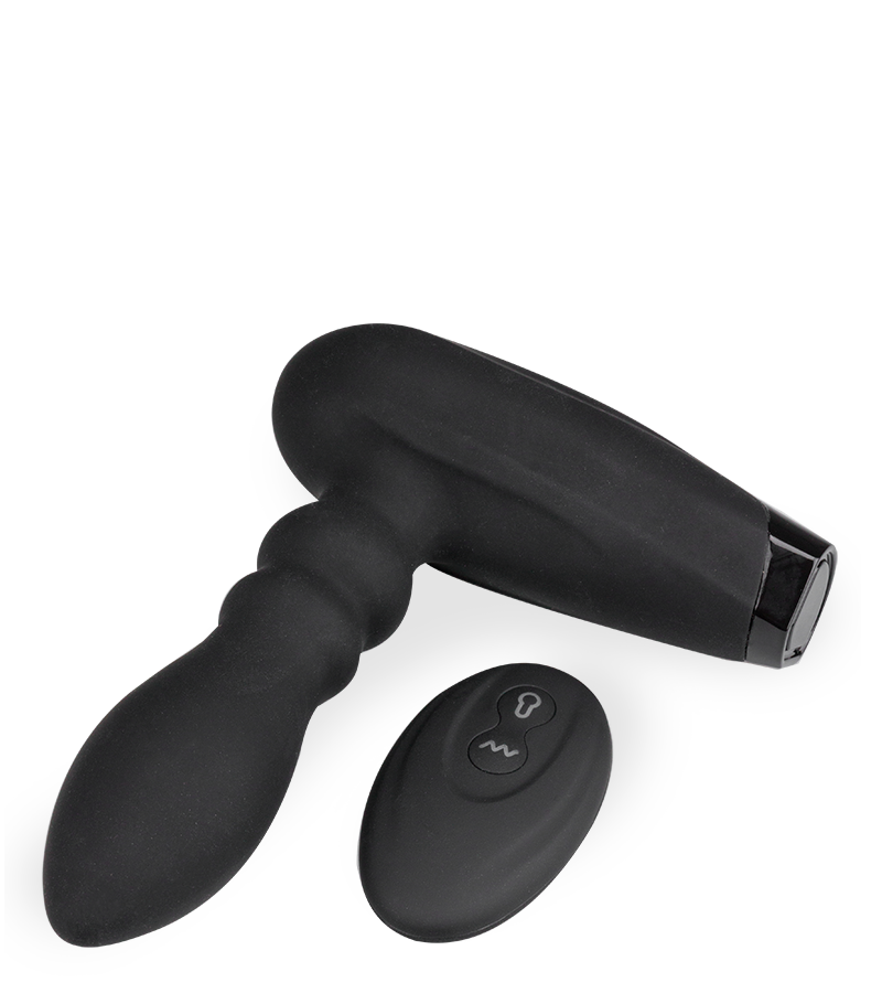 Boom! inflatable vibrating butt plug