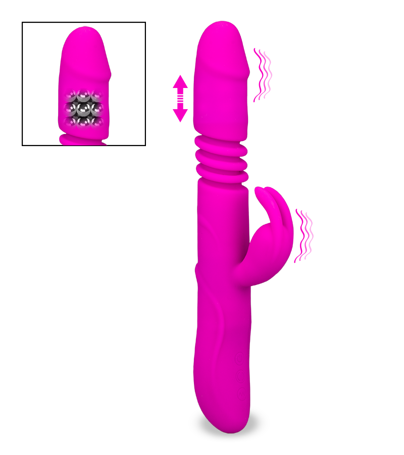 Brad up and down rabbit vibrator
