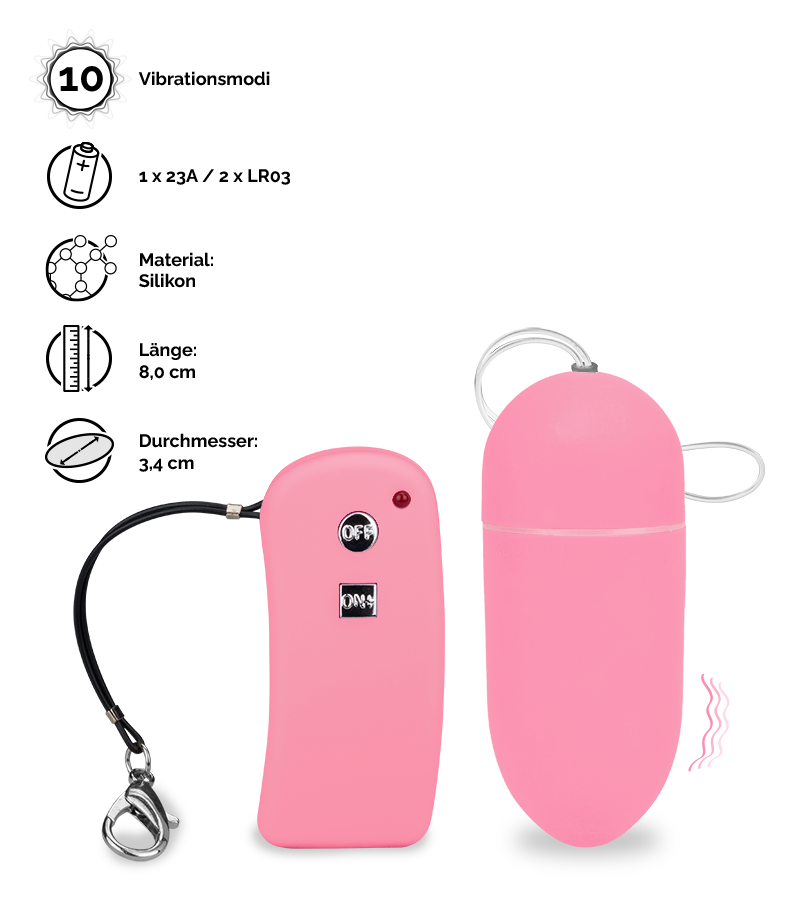 Brava remote-controlled vibrating egg - L