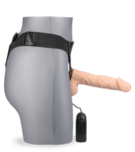 Load image into Gallery viewer, Brody extra-large vibrating strap-on dildo 8.50 in