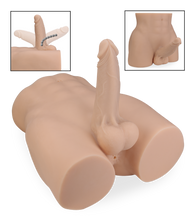 Load image into Gallery viewer, Bruce male ass masturbator with bendable penis 24.25 lb