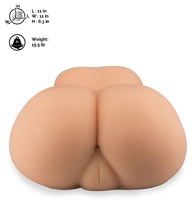 Load image into Gallery viewer, Bubble butt ass vagina anus masturbator 20 lb