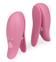 Load image into Gallery viewer, Bubble Gum vibrating nipple clamps 10 modes