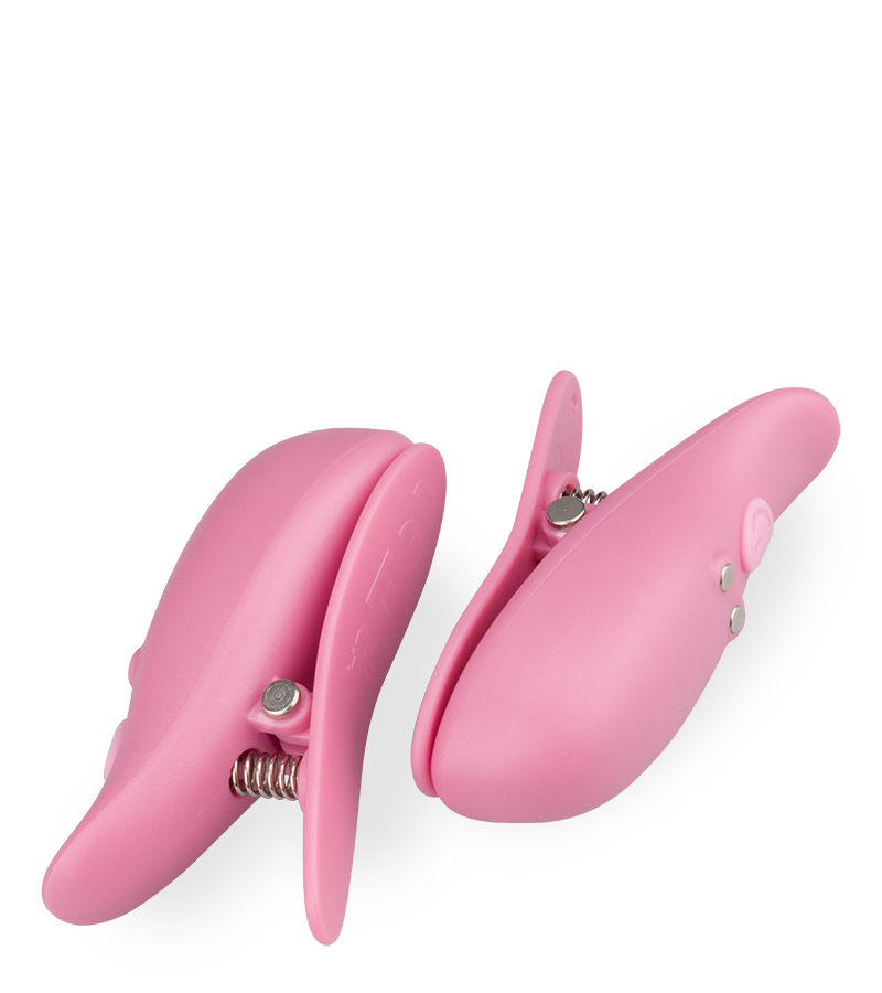 Bubble Gum vibrating nipple clamps 10 modes