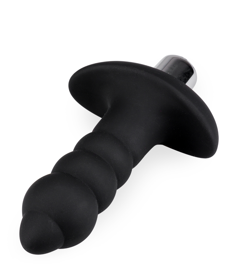 Bubble vibrating anal plug