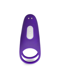 Load image into Gallery viewer, Bucci vibrating double cock ring with clitoral stimulator