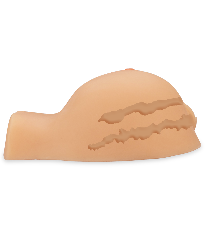 Butt masturbator with butterfly tattoo