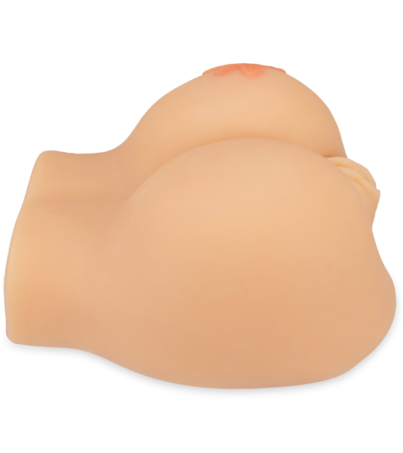 Butt masturbator with butterfly tattoo